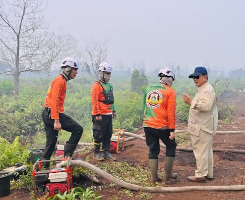 Penanganan Karhutla Terus Dilakukan, Jumlah Titik Panas Semakin Menurun
