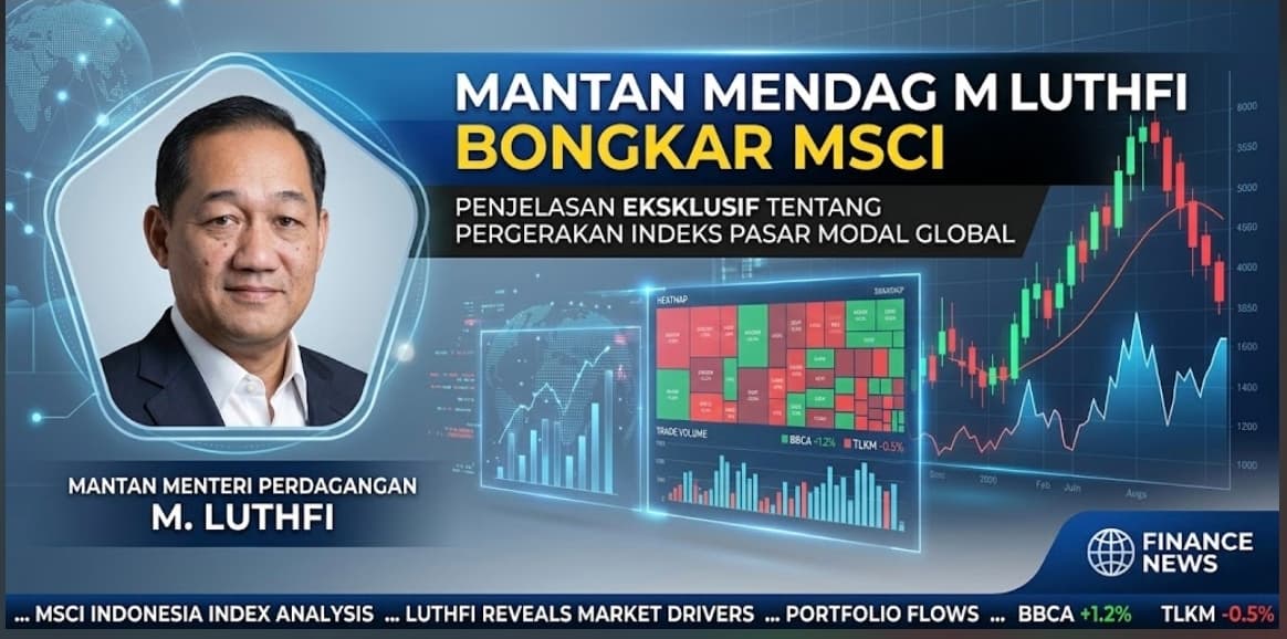 M Luthfi Soroti Ancaman MSCI, Dugaan Tekanan Asing terhadap Bursa RI Jadi Perhatian