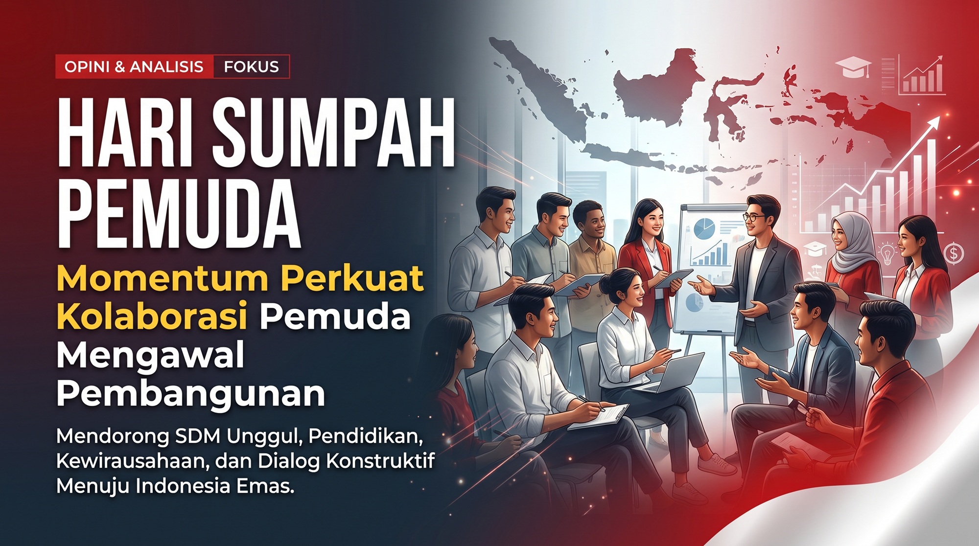 Hari Sumpah Pemuda, Momentum Perkuat Kolaborasi Pemuda Mengawal Pembangunan Prabowo-Gibran