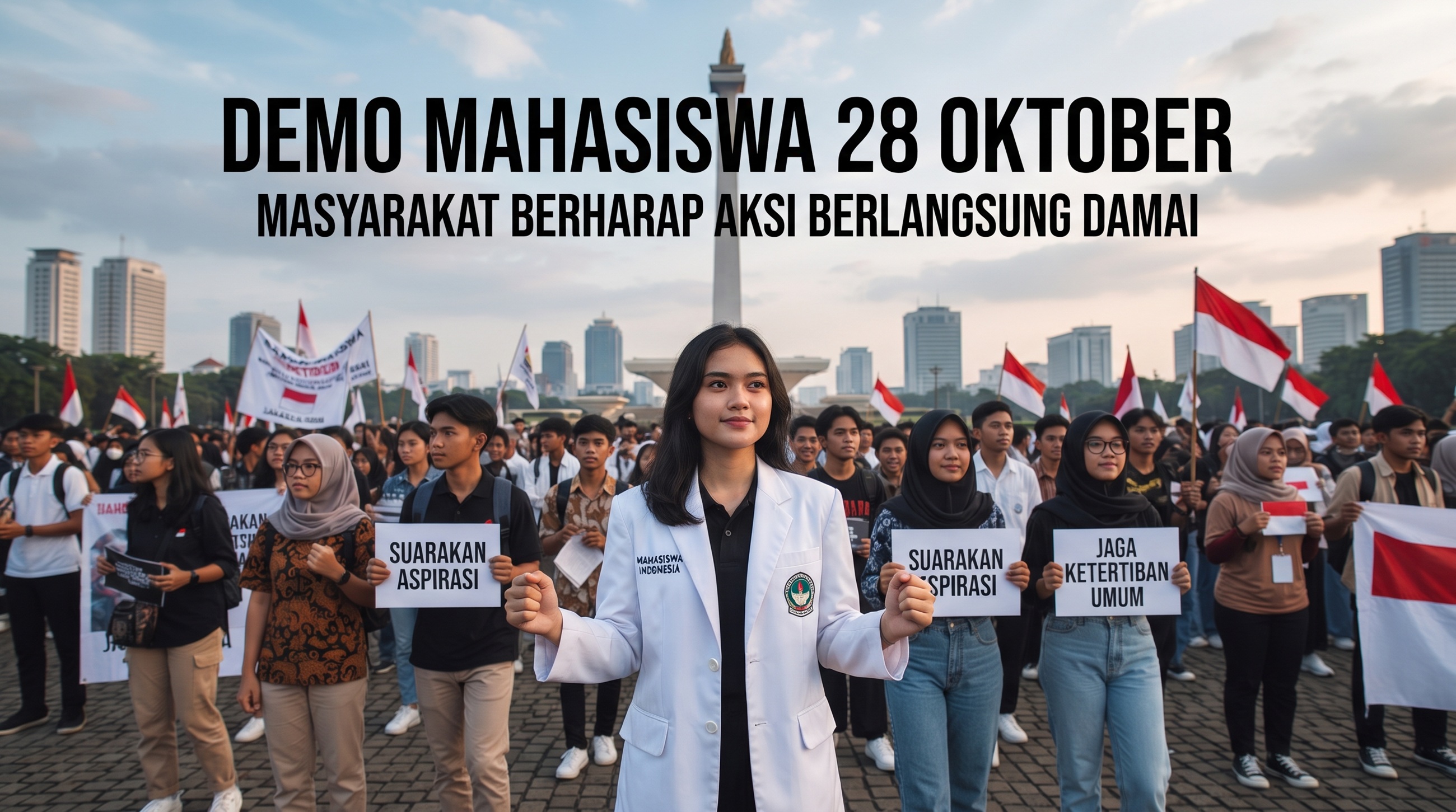 Demo Mahasiswa 28 Oktober, Masyarakat Berharap Aksi Berlangsung Damai